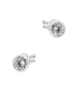 Crystal Silver Stud Earring STS-7080